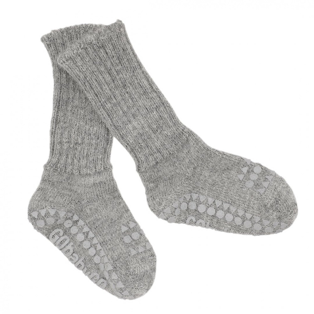 Non-Slip Alpaca Socks - Grå