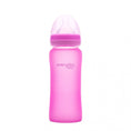 Load image into Gallery viewer, Tåteflaske med varmeindikator 300ml - Rosa
