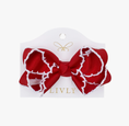 Load image into Gallery viewer, LIVLY Medium Picot Bow - Scarlet
