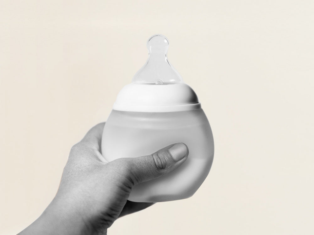 Elhée Natural Baby Bottle 150ml - Sand