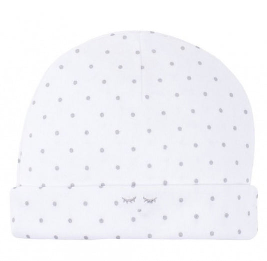 LIVLY Saturday Ninni Hat - White/Silver Dots