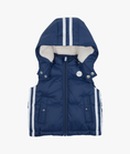 Load image into Gallery viewer, Hooded Puffer Vest - Navy
