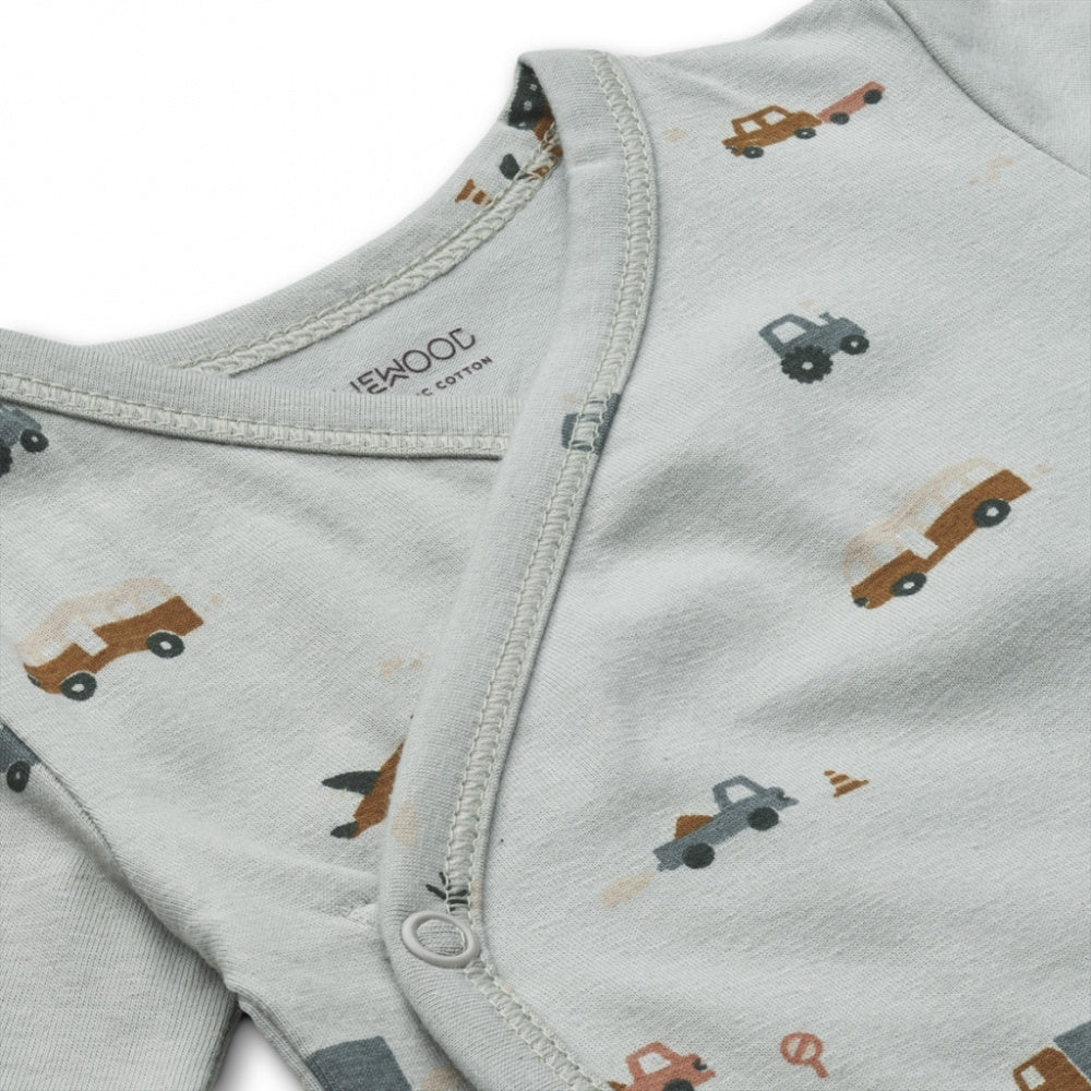 LIEWOOD Hali Crossed Body 2-Pack - Vehicles/Blue fog