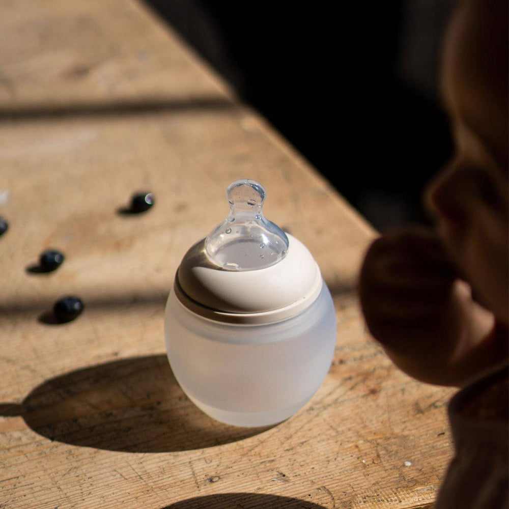Elhée Natural Baby Bottle 150ml - Sand