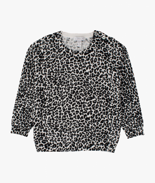 LIVLY Leopard Knit Sweater