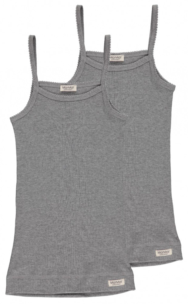 MarMar Modal Singlet 2-Pack - Grey Melange