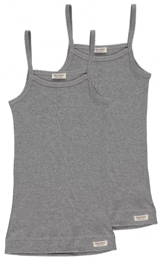 MarMar Modal Singlet 2-Pack - Grey Melange