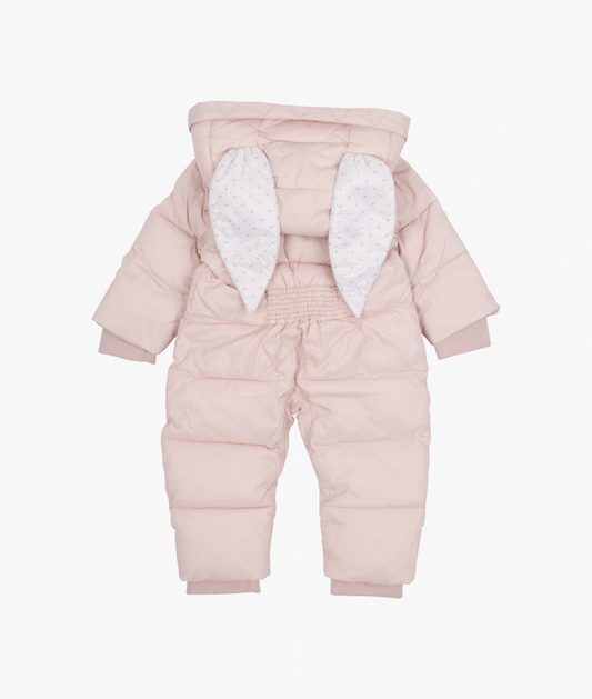 LIVLY Bunny Puffer Overall - Light Mauve