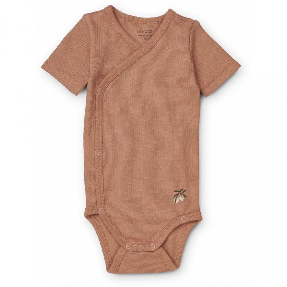 LIEWOOD Hali Crossed Body SS 2-Pack - Peach/Sea Shell Mix