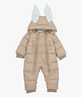 Load image into Gallery viewer, LIVLY Bunny Puffer Overall - Khaki
