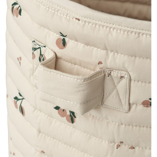 LIEWOOD Ally Quilted Basket - Peach/Sea Shell Mix